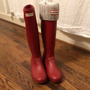Hunter rain boots
